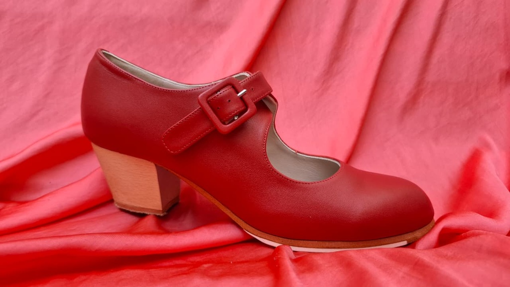 Zapatos Begoña Cervera mod. Tablas color Box Rojo talla 39