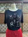 Camiseta Kit Flamenco negra