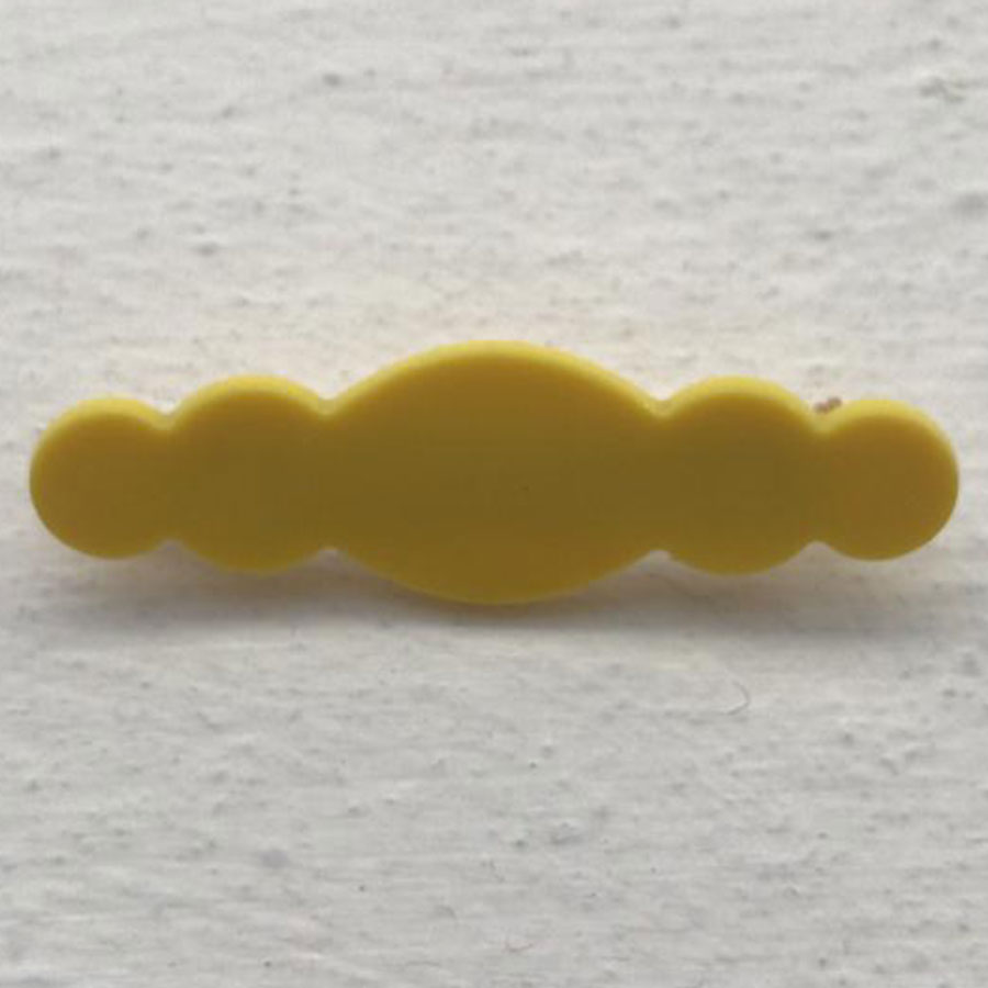 [BRO00508004] Broche nube (Amarillo)