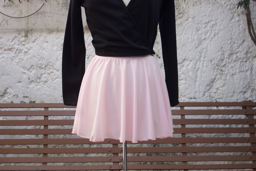 Falda ballet magaly rosa niña