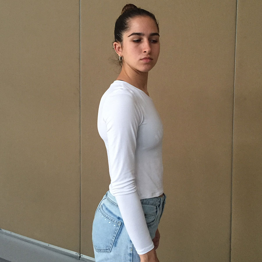 Blusa manga larga