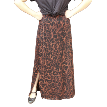 [FAF00662065TCH] Falda recta mariposas (CH)