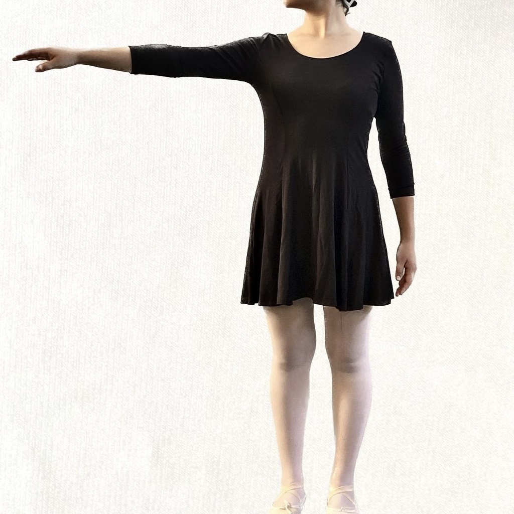 Vestido de ensayo corto