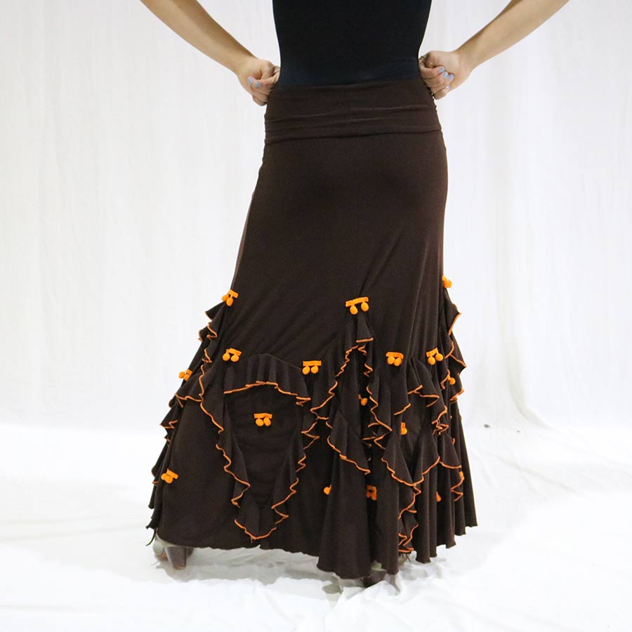 Falda flamenca mod. Madroños