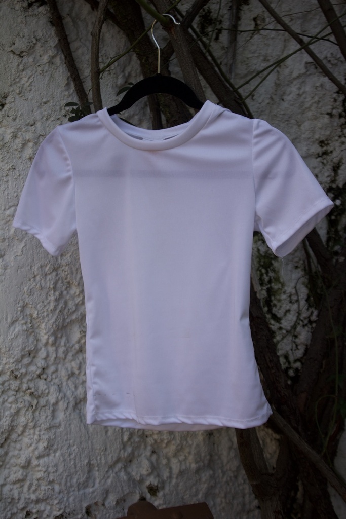 Blusa blanca manga corta
