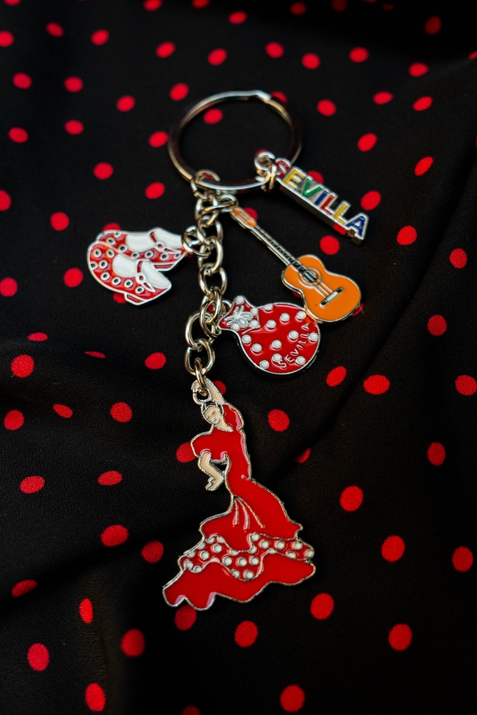 [LLA014246002] Llavero flamenca