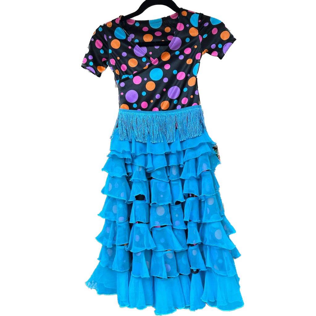 Vestido niña Lunares de colores, TALLA 8