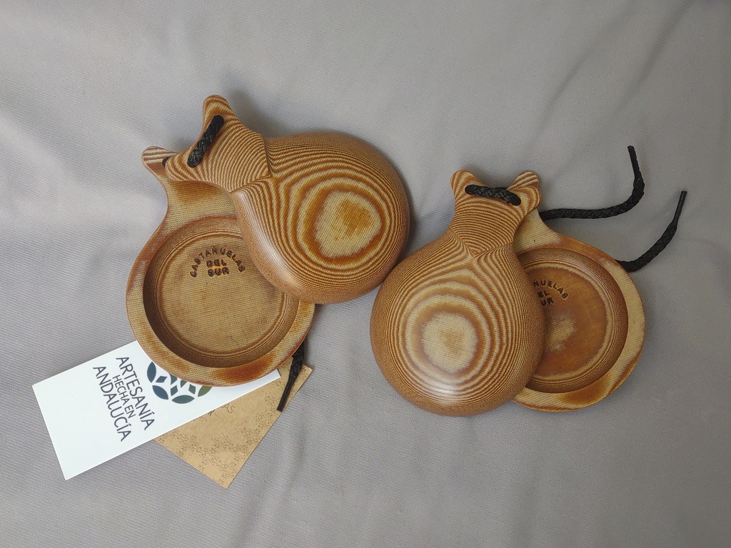 Castañuelas del Sur de tela Caramelo n. 5