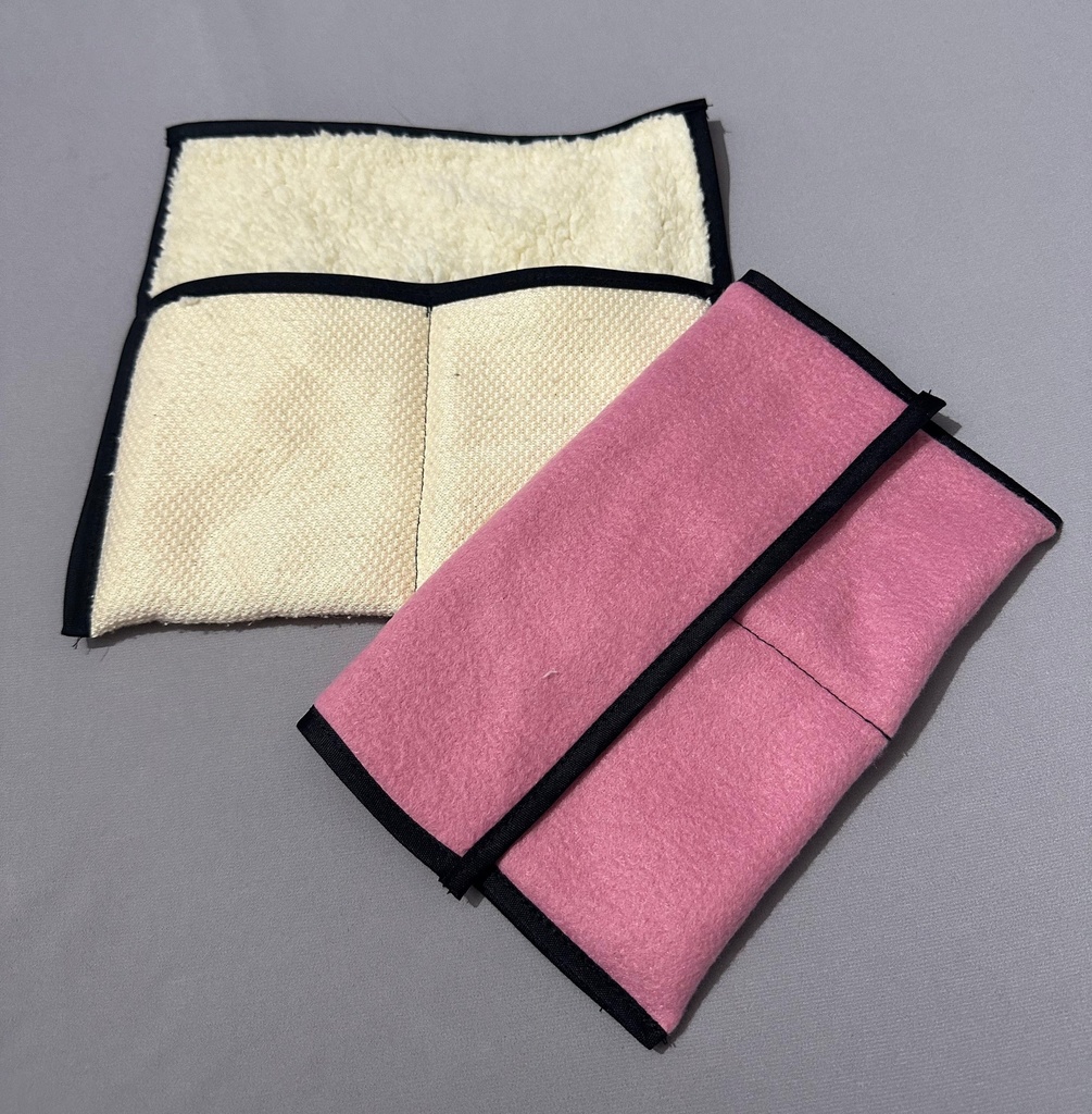 [EST01030016] Estuche de tela sencillo para Castañuelas (Rosa)