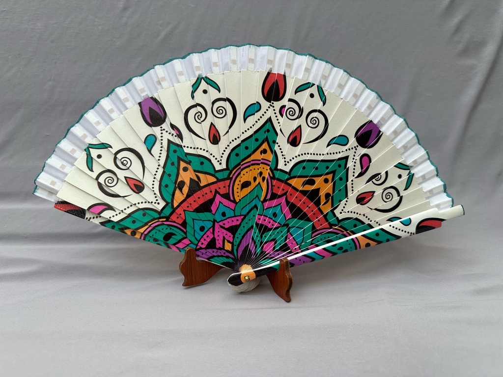 [ABA00220003] Abanico Alambra (Blanco)