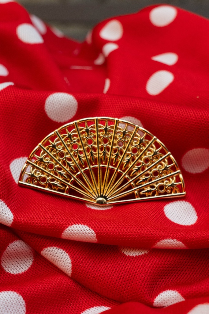 Broche abanico