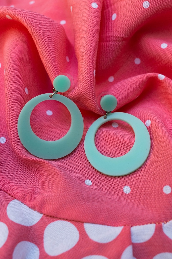 Aretes círculo delgado chico