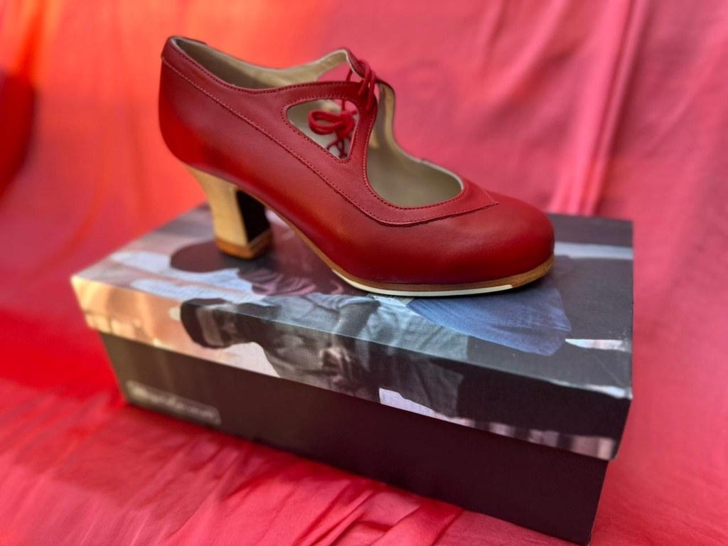 Zapato Begoña Cervera Candor Rojo