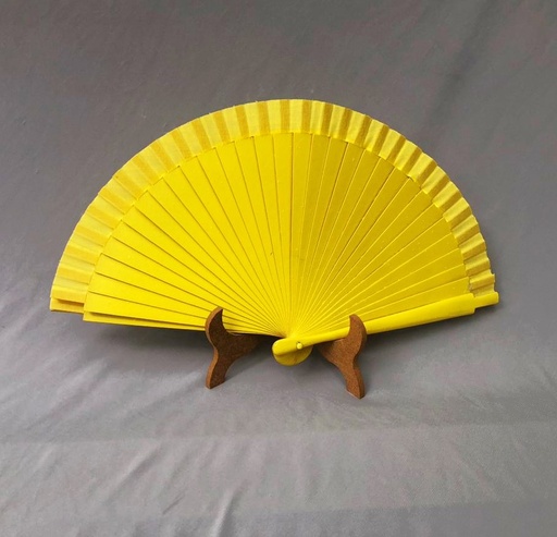 [ABA00211004] Abanico español chico amarillo