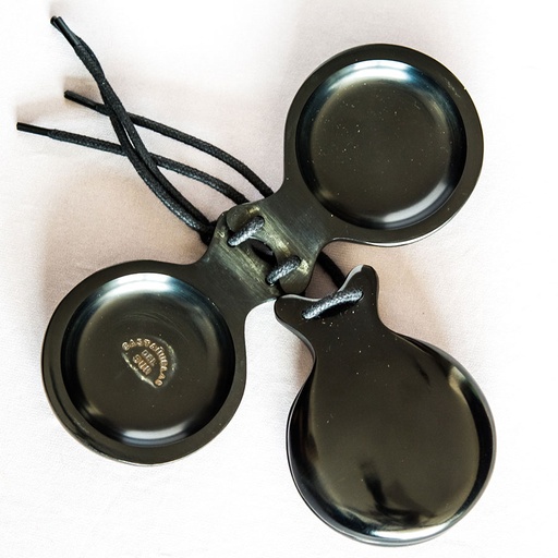 Castañuelas del sur de  Vidrio negro sin pico doble caja