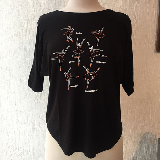 Camiseta negra  Kit Ballet