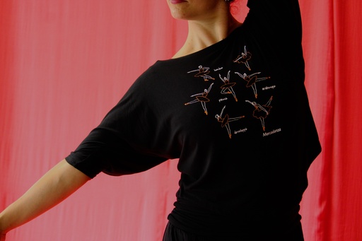 Camiseta negra  Kit Ballet