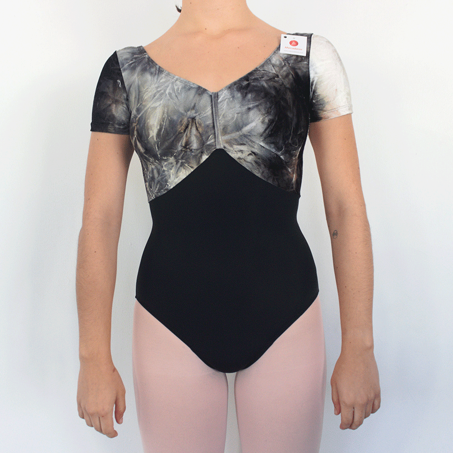 Leotardo Eugenia Terciopelo Jaspeado