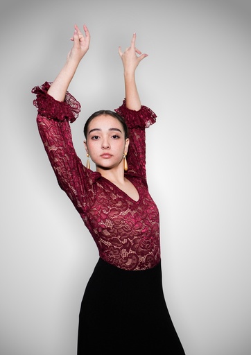 Blusa Gitana de encaje 