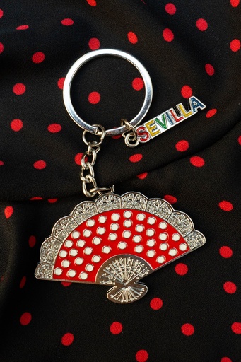 [LLA01421002] Llavero abanico sevilla