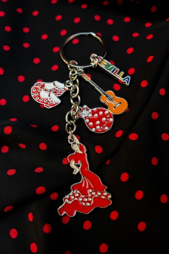 [LLA014246002] Llavero flamenca