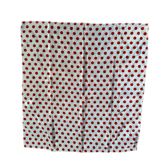 [PNL01127033] Pañuelo blanco lunares rojos