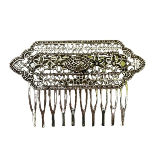 [PTA00719076] Peineta metal rectangular Alhambra