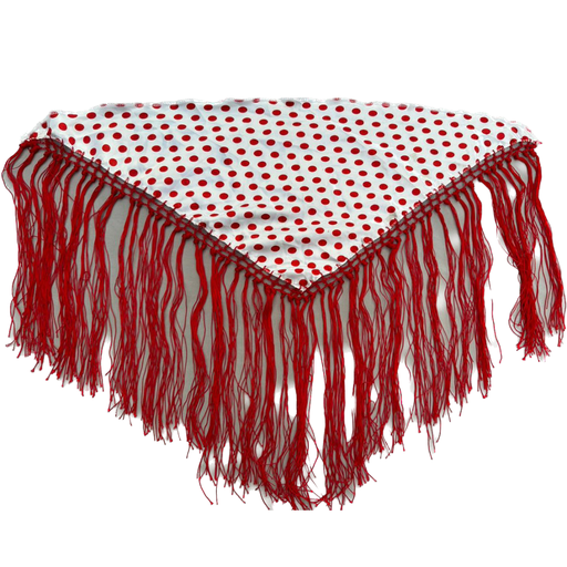 [PIQ01128033TCH] Piquillo CH blanco bolas rojas