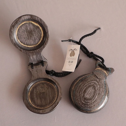 [CNS001012087N5] Castañuelas del sur de Madera gris beteada no. 5