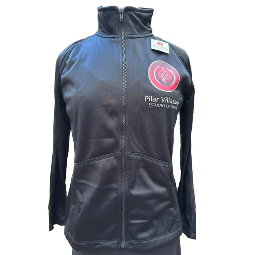 [SUD00816001TUNI] Sudadera negra unitalla Estudio de Danza
