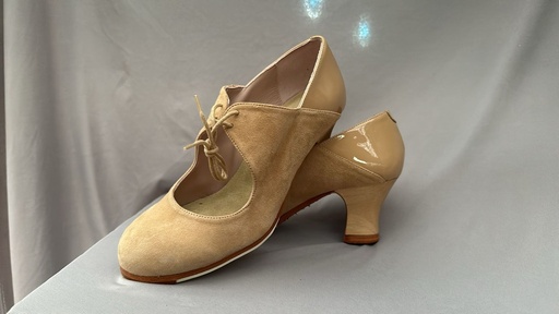 [ZBC00429375] Zapatos Begoña Cervera Arty Box. Maquillaje y ante n. 36.5