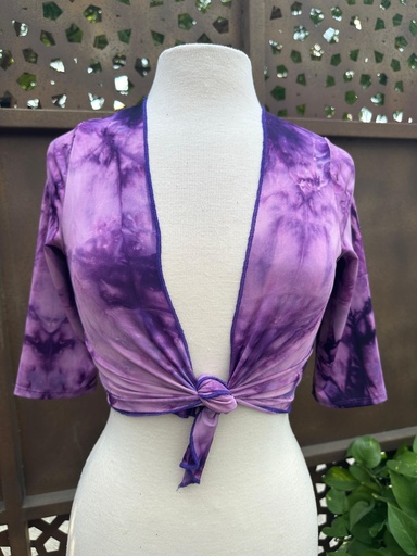 [TOR01509021TUNIA] Torera estampada morado/lila