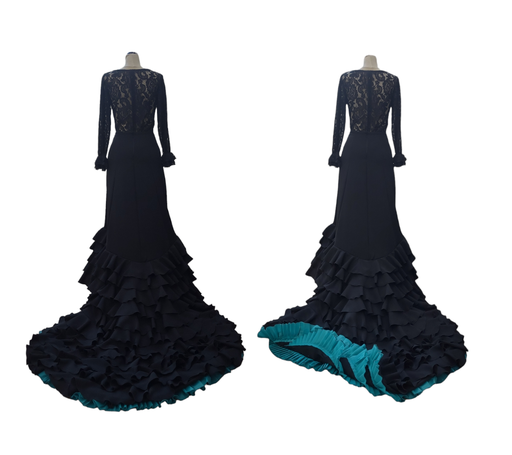[BAF00628001] Bata de cola negra con aqua