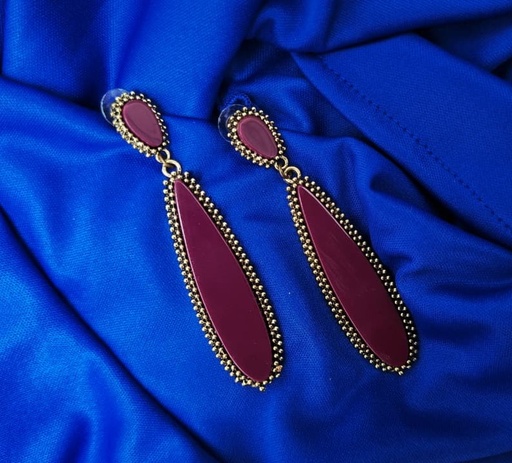 Arete doble gota puntillismo