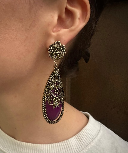 Aretes Almendra Barroca